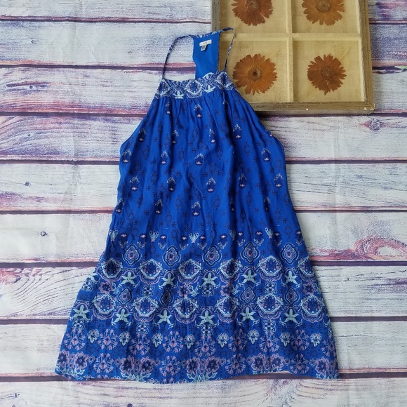 Ecote Dresses & Skirts - UO Ecote Blue Racerback Festival Shift Mini Dress